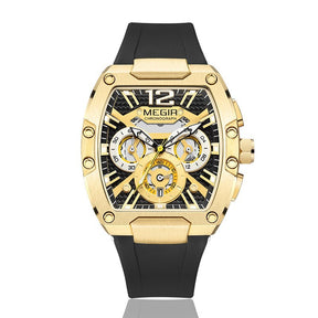 Wine Barrel Men's Multi-function Sports Watch