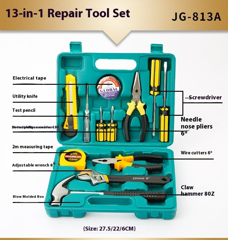 Household Hardware Tools Repair Kit Suit