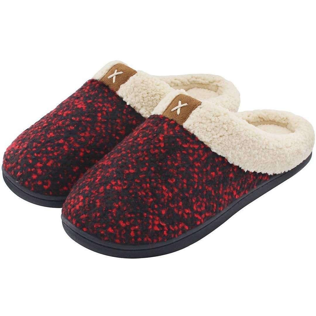 Memory foam slippers