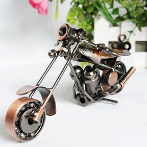 Metal Iron Art Motorcycle Model Ornaments Handmade Crafts