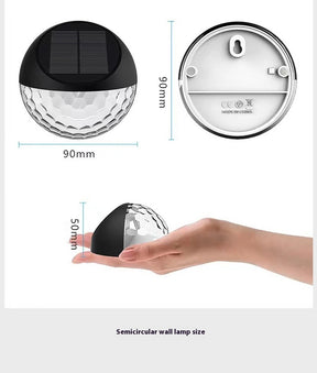 Solar Wall Lamp Outdoor Garden Courtyard Wall Lamp Balcony Villa Decorative Waterproof Ambience Light