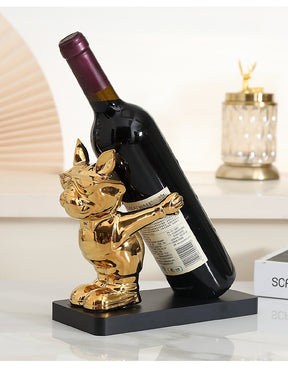 Wine Rack Decoration French Bulldog Creative And Slightly Luxury Decorations