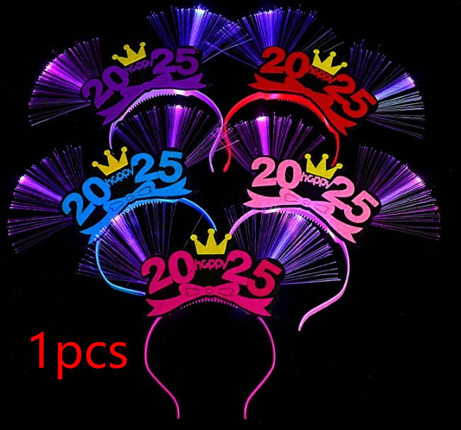 Luminous Barrettes New Year Headdress