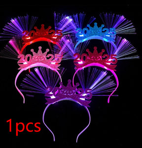 Luminous Barrettes New Year Headdress