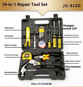 Household Hardware Tools Repair Kit Suit