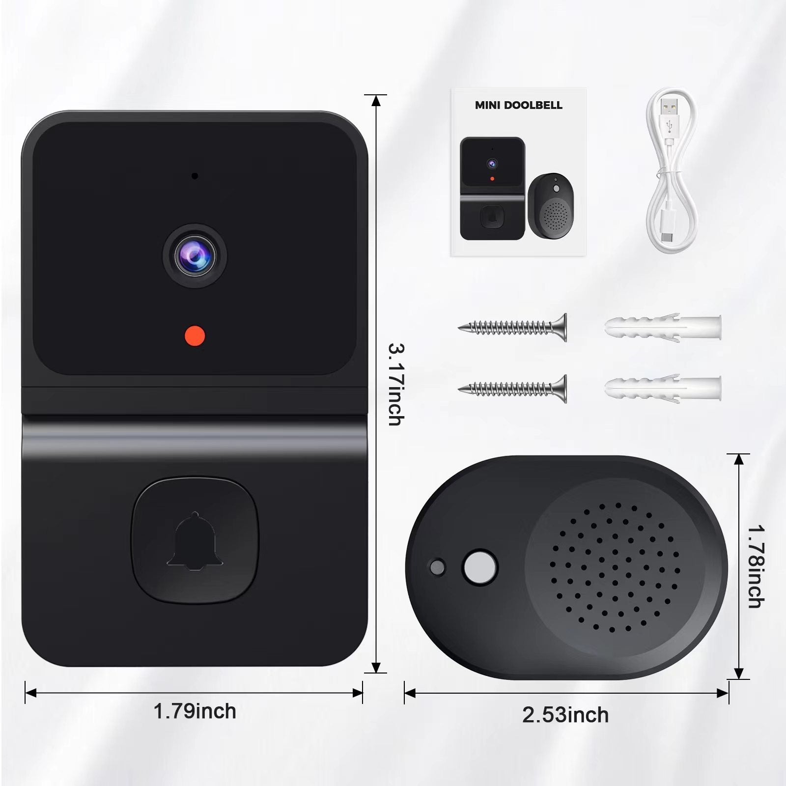 Z30 Intelligent Visual Doorbell Dingdong High Definition Surveillance Video Intercom