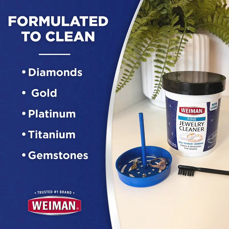 Weiman Fine Jewelry Cleaner Kit W/ Polishing Cloth