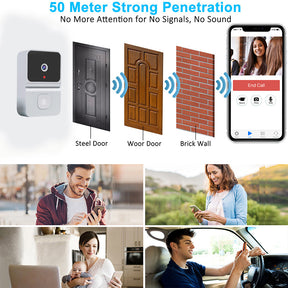 Z30 Intelligent Visual Doorbell Dingdong High Definition Surveillance Video Intercom