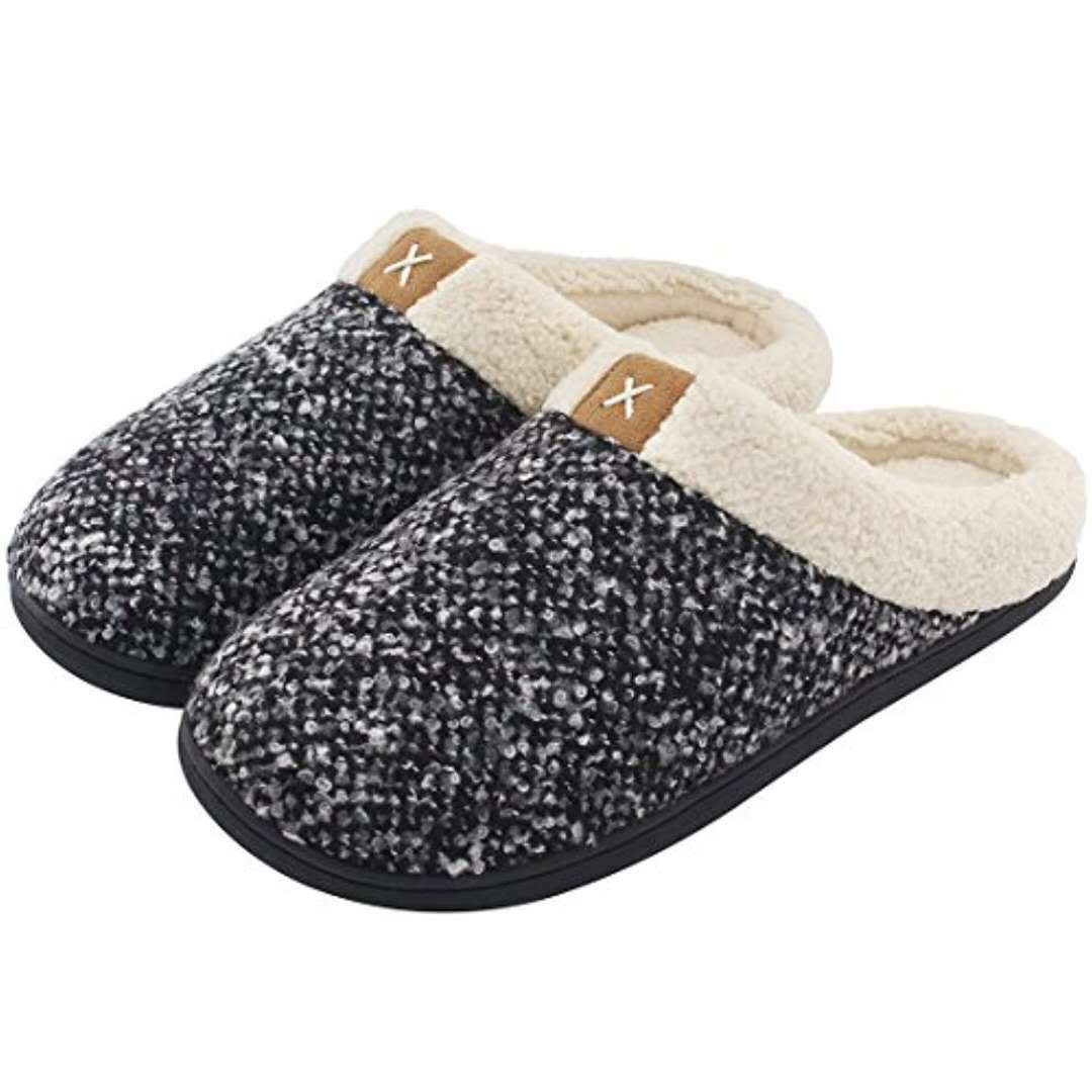 Memory foam slippers