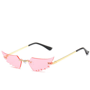 Fashionable hip hop wing Sunglasses woman