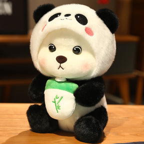 Teddy Bear Doll Crossdressing Pig Panda Doll Plush Toy