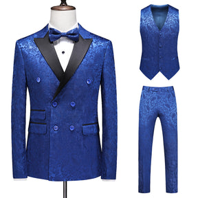 Men's Suit Slim Fit Business Three-piece Suit