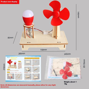 Scientific Experiment Wind Generator Manual Diy Material Package