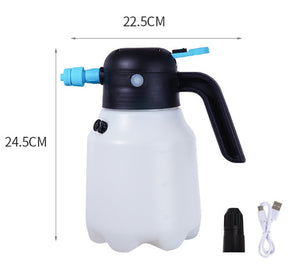 Electric Car Wash Bubble Watering Can Wireless Charging Pneumatic Type