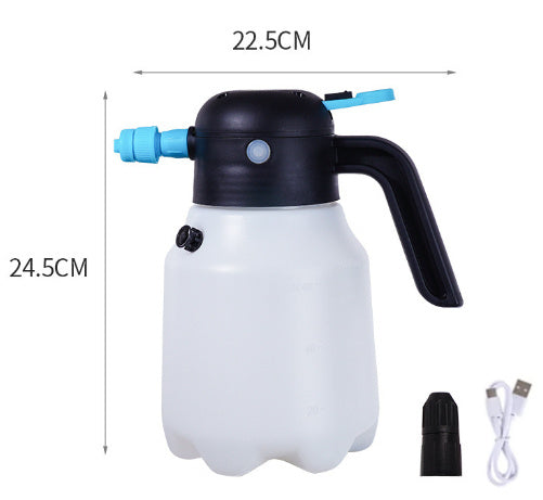 Electric Car Wash Bubble Watering Can Wireless Charging Pneumatic Type