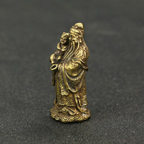 Pure Copper Fu Lu Shou Three Immortals Home Decoration