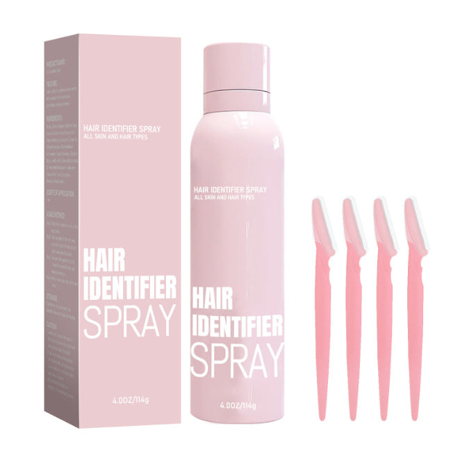 Hair Identifier Spray Set For Face Shaving Moisturizing Dermaplaner Spray For Face Shaving Skin Care