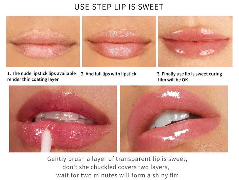 Lip Care Ampoule Nourishing Hydrating And Moisturizing Transparent Care Fruit Flavor Lip Gloss Makeup