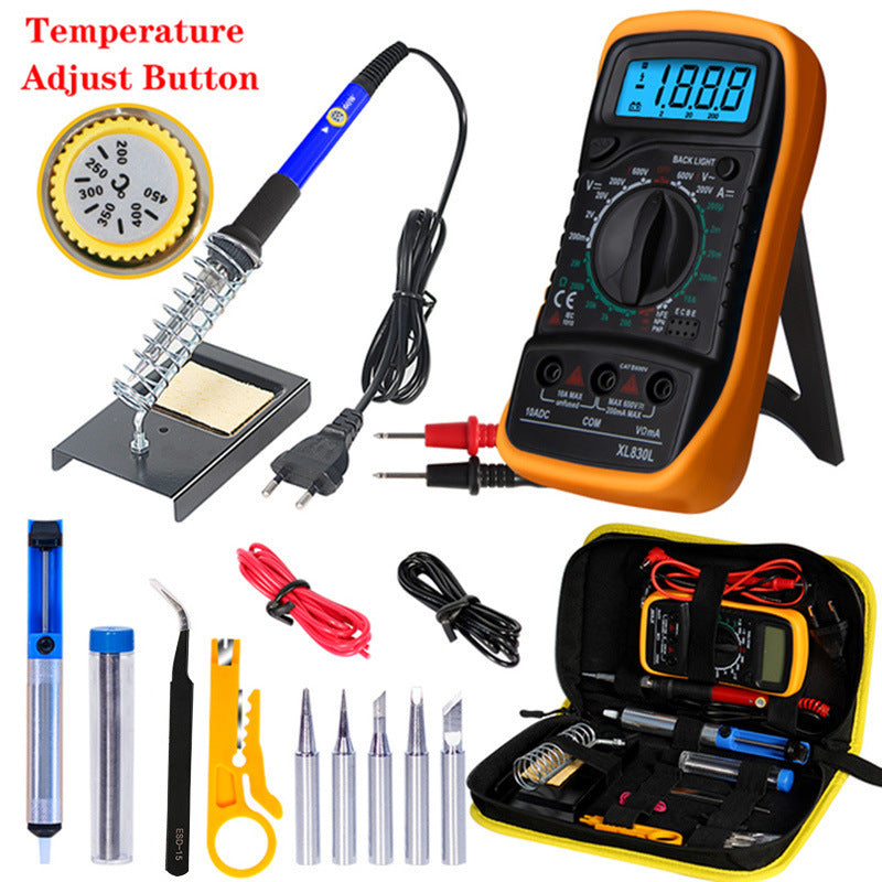 Electric Soldering Iron Multimeter Set Digital Display Soldering Iron Kit