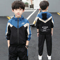 Handsome Suit Spring And Autumn Two-piece Suit For Elementary School Students