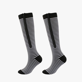 Men's And Women's Sports Zipper Elastic Socks