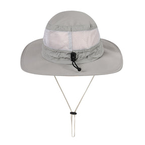 Outdoor Fishing Hiking Men's Panama Hats Summer Sun-proof Anti-UV Breathable Fisherman Sun Hat Adjustable Male Bucket Hat Bob