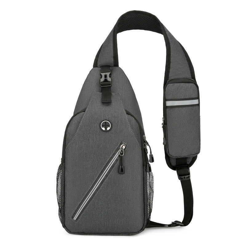 New Multifunctional Men's Shoulder Crossbody Bag Male Hard-Wearing Canvas Shoulder Messenger Bags Chest Bag