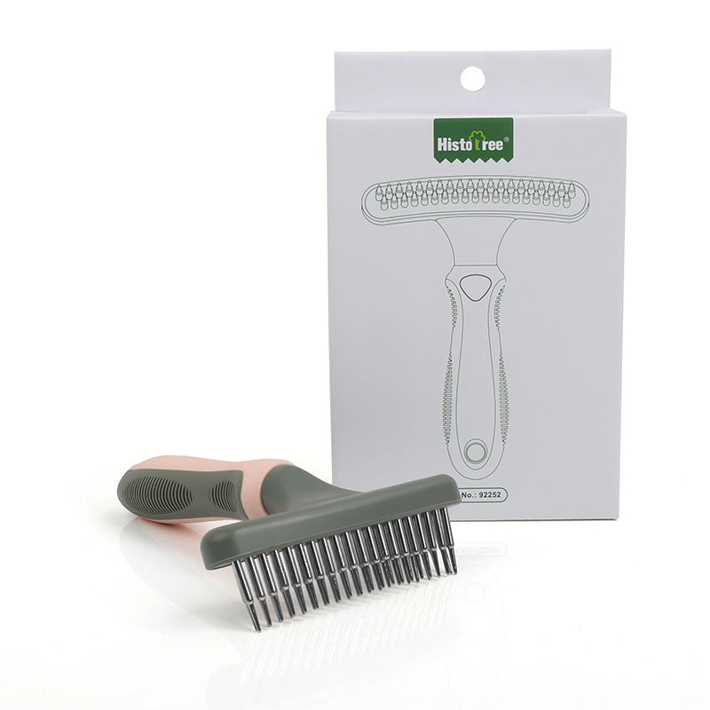 Pet Cleaning And Beauty Products Double Row Comb